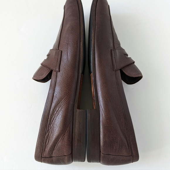 Men\'s Prada Brown Leather Penny Loafer Dress Shoes | Size 13** main image 10